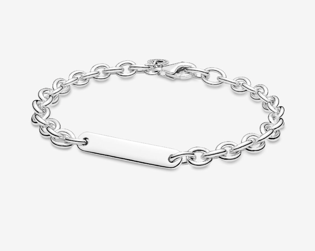 Engravable Bar Link Bracelet
