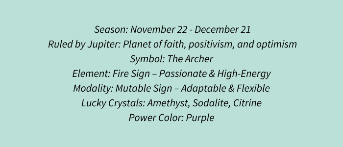 Zodiac traits for Sagittarius