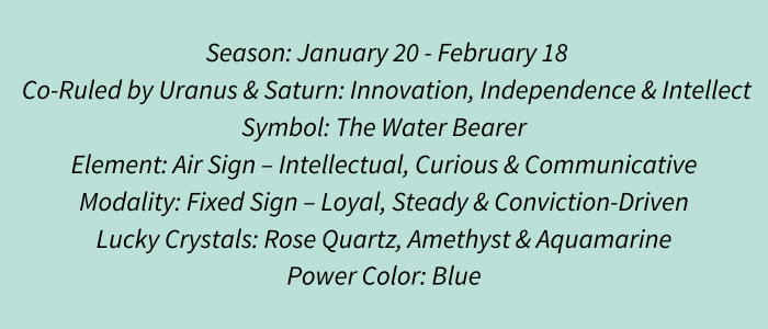 Aquarius Zodiac