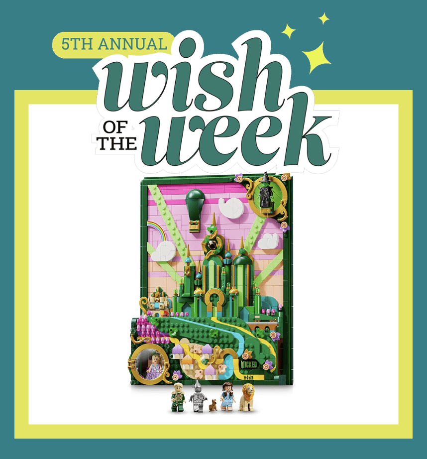 Wish of the Week LEGO Wicked Emerald City Wall Art