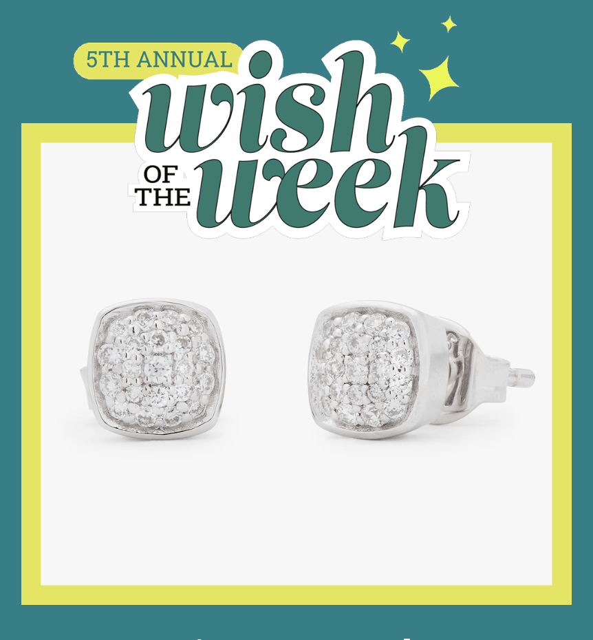 Wish of the Week Kate Spade Pave Diamond Studs