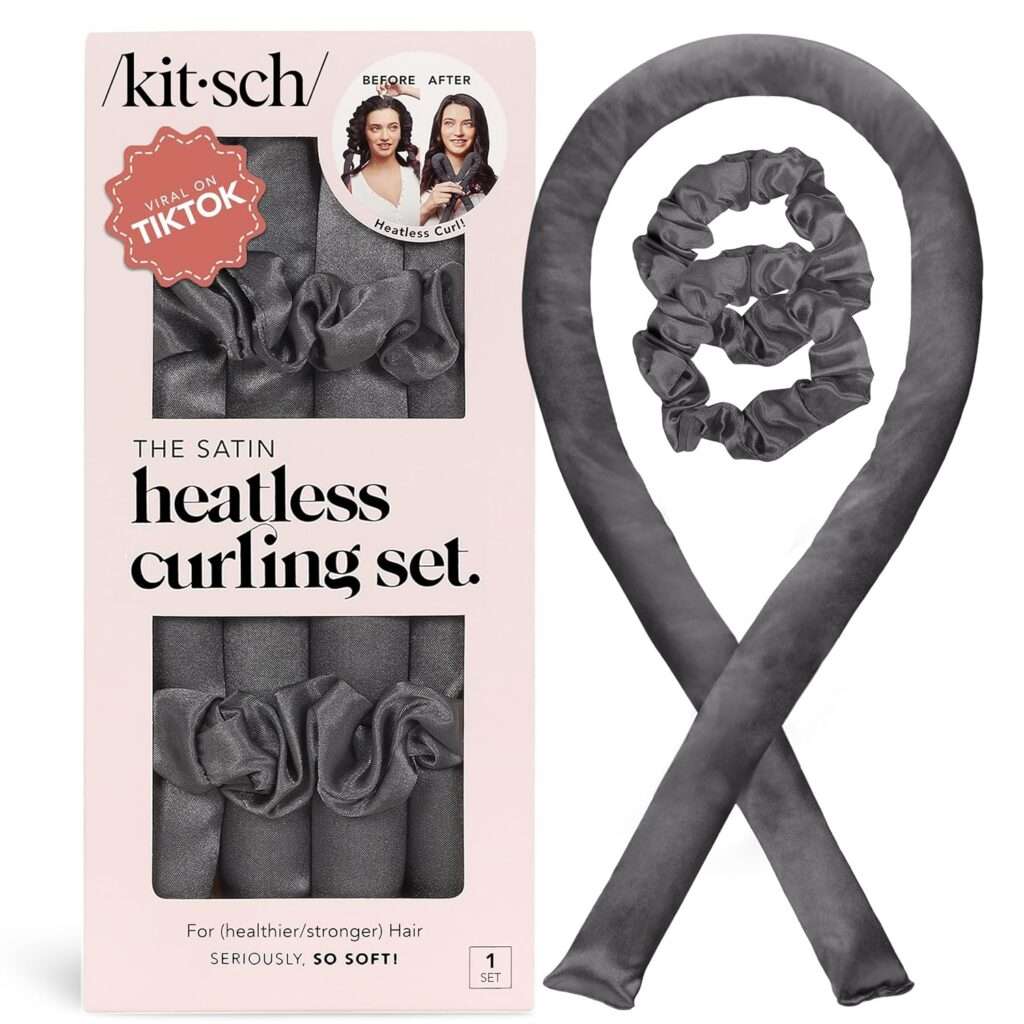Kitsch Satin Heatless Curling Set