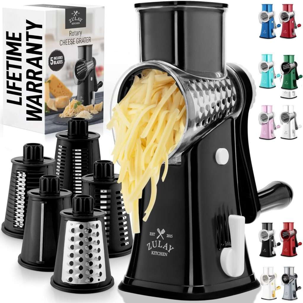 Zulay Rotary Cheese Grater