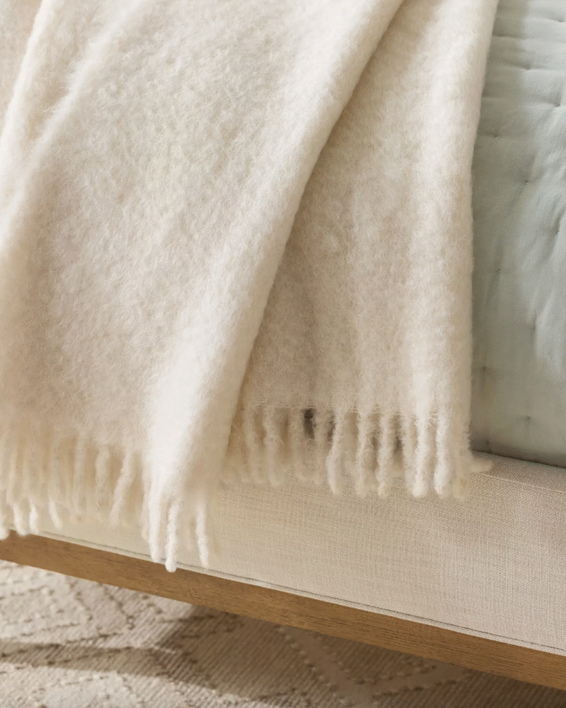 Serena & Lily Albion Mohair Throw