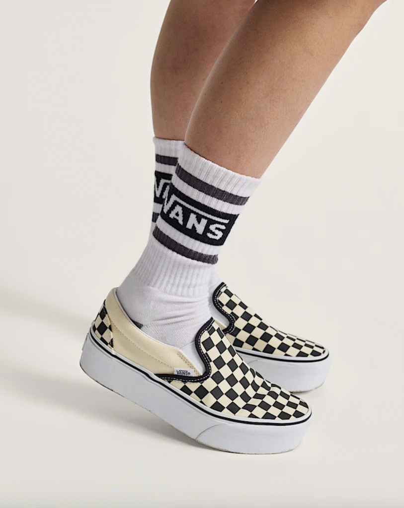 Vans Classic Slip-On Platform Checkerboard