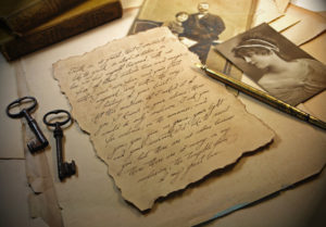 handwritten note