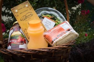 A silly gift basket.