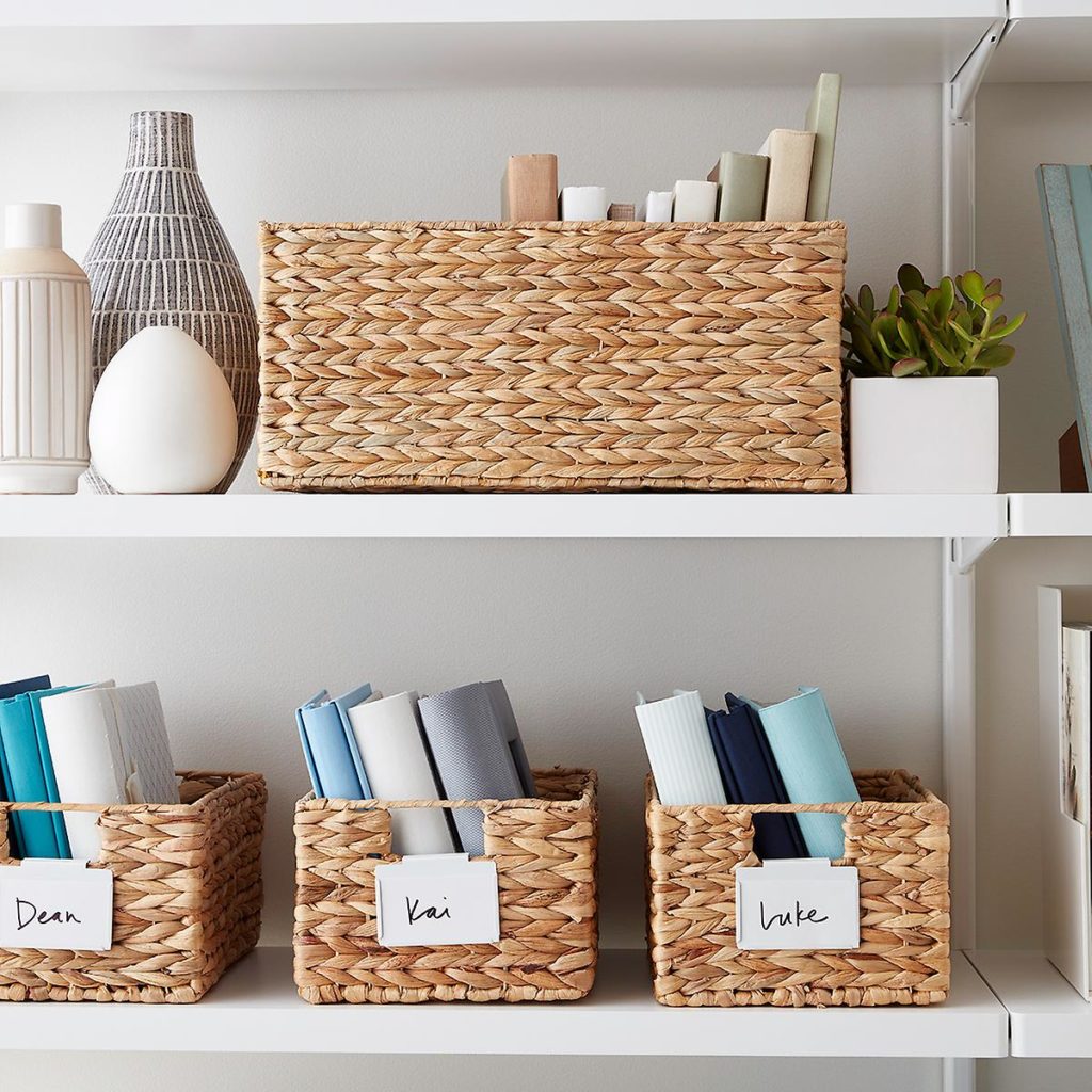 Water hyacinth storage baskets gift for organization